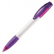X-5 PEARL, ручка шариковая, сиреневый/перламутровый белый, пластик