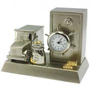 Часы "Банк"; 8,8х5,6х6,6 см; металл