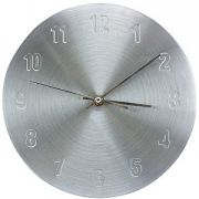 Часы настенные; D=25 см; H=4 см; металл