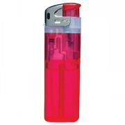 Зажигалка  пьезо "Tokai" P18; прозрачный розовый;8,3х2,4 см;пластик