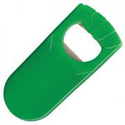 Открывалка "Кулачок"; зеленый; 9,5х4,5х1,2 см; пластик