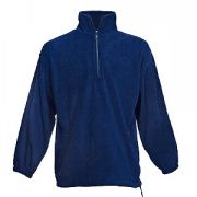 Толстовка "Half Zip Fleece", темно-синий_L, 100% п/э, 300 г/м2