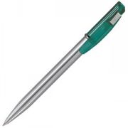 ONDA METAL, ручка шариковая, зеленый/хром, пластик/металл