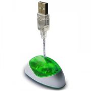 USB-разветвитель на 4 порта (длина провода 3,5см); зеленый; 6,5х3х3 см; пластик