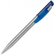 ONDA METAL, ручка шариковая, синий/хром, пластик/металл