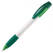 X-5 PEARL, ручка шариковая, зеленый/перламутровый белый, пластик