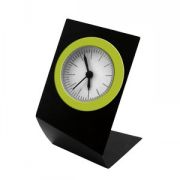 Часы настольные; зеленый; 6х6х10 см; металл
