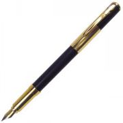 CONSUL, ручка перьевая, черный/золотистый, металл