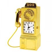 Часы "Телефон"; 8х4,5х10,4 см; металл