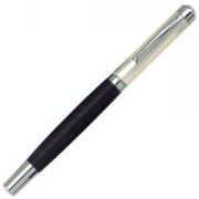 MANAGER, ручка-роллер, перламутровый/черный/хром, металл