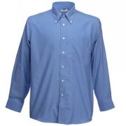 Рубашка "Long Sleeve Oxford Shirt", синий_3XL, 70% х/б, 30% п/э, 135 г/м2