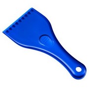 Скребок автомобильный с ручкой; синий; 21х9,5х2 см; пластик