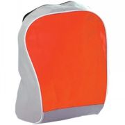 Промо-рюкзак "Fun"; серый с оранжевым; 30х38х14 см; нейлон