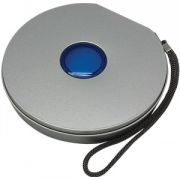 CD-холдер для 10 дисков; синий; 13,5х14х2,2 см; металл