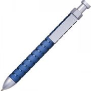 SERPANTIN, ручка шариковая, синий/серебристый, металл