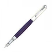 MANAGER, ручка перьевая, перламутровый/синий/хром, металл