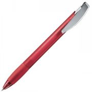 X-9 FROST, ручка шариковая, фростированный красный/хром, пластик/металл