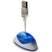 USB-разветвитель на 4 порта (длина провода 3,5см); синий; 6,5х3х3 см; пластик