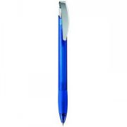 X-9 FROST, ручка шариковая, фростированный синий/хром, пластик/металл