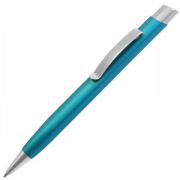 TRIANGULAR, ручка шариковая, бирюзовый/хром, металл