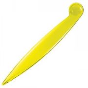 SLIM, нож для корреспонденции, прозрачно-желтый, пластик