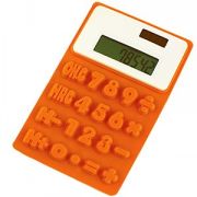 Калькулятор; оранжевый; 9,6х15,4х0,8 см; пластик