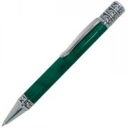 GRAND, ручка шариковая, темно-зеленый/хром, металл