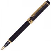 DEPUTY, ручка шариковая, черный/золотистый, металл