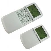 Калькулятор с календарем; белый; 6,2х10х1,5 см; пластик