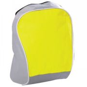 Промо-рюкзак "Fun"; серый с желтым; 30х38х14 см; нейлон