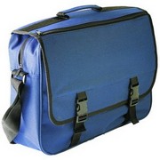 Конференц-сумка "London"; синий; 39х27х10 см; нейлон