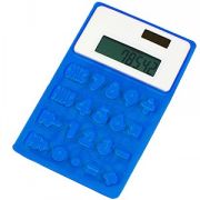 Калькулятор; синий; 9,6х15,4х0,8 см; пластик