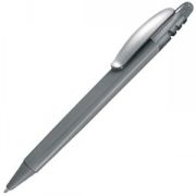 X-8 SOFT, ручка шариковая, серый/серебристый, пластик