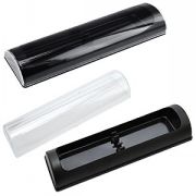 Футляр для двух ручек, черный, пластик