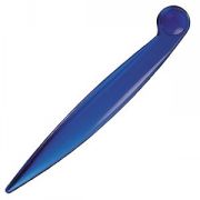 SLIM, нож для корреспонденции, прозрачно-синий, пластик