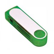 Брелок с USB flash-памятью (1Gb); зеленый; 5,8x1,7х1,1 см; пластик, металл