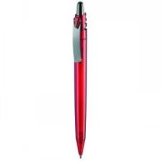 X-8 Metal Clip, ручка шариковая, фростированный красный/хром, пластик/металл