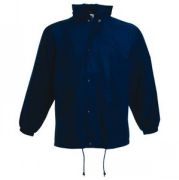 Ветровка "College Jacket", темно-синий_M, 100% нейлон, 65% п/э, 35% х/б, наружная часть 74 г/м2, подкладка 150 г/м2