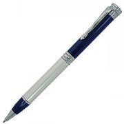 AMBASSADOR, ручка шариковая, перламутровый/синий/хром, металл