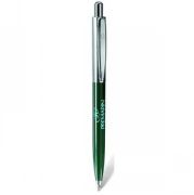 LPC 030, ручка шариковая, зеленый/хром, пластик/металл