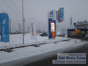 Флагштоки виндер на АЗС Газпромнефть