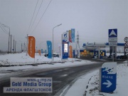 Флагштоки виндер на АЗС Газпромнефть